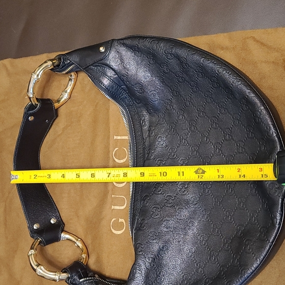 Gently worn Excellent condition 100% Authentic Gucci Handbag All leather - Picture 10 of 11